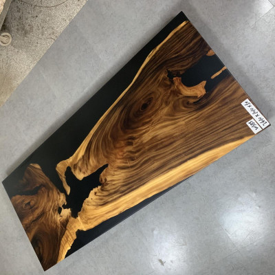 Luksusa galda ēdamā tāfele River Table Massiv Tabulas 240x100 upes galds Reāls