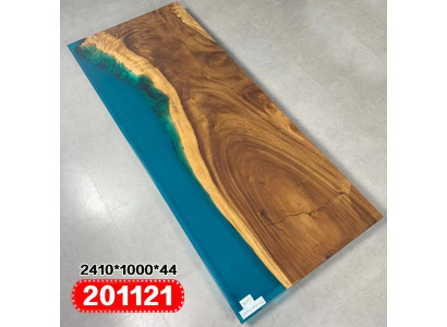 Ēdamgalds River Table īsts koks Flusstisch 241x100 Masīvie galdi