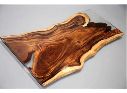 Epoksīda dēlis River Table Reāls koks Masīvs Galdi 200x90