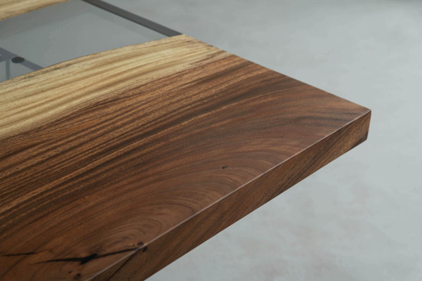 Ēdamgalds River Table Massiv galda 220x80 upju galds jūra Ūdenskritums
