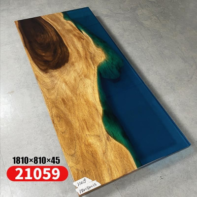 Ēdamgalds Jūra Ūdens Upe Reāla koka Upe galds 181x81cm Galdi