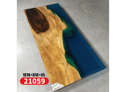 Ēdamgalds Jūra Ūdens Upe Reāla koka Upe galds 181x81cm Galdi