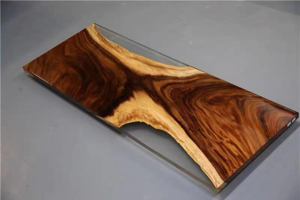 Ēdamgalds Jūra ūdens upe Reāls koks Upe galds 180x80 Galdi Epoksīda sveķi Jaunciems