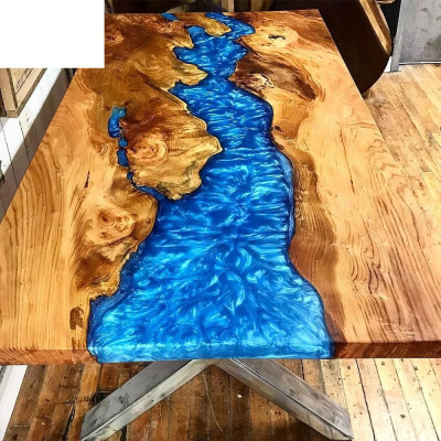 Gultas galda upe galds Reāls koksnes upes galds 120x90 Masīvie galdi