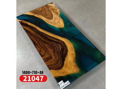 Galds ēdamgalds Galdi Ņišu Epoksīds Masīvs Dizaina Mēbeles 140x71 Reāls