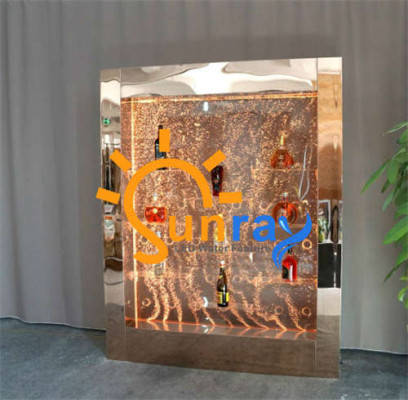 LED ūdens siena plaukts bārs ierīce izcilas plaukti skapis