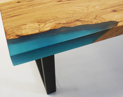Dīvāna galds River Table epoksīda smilškoks masīvi galdi 120x70 upes galds reāla koka