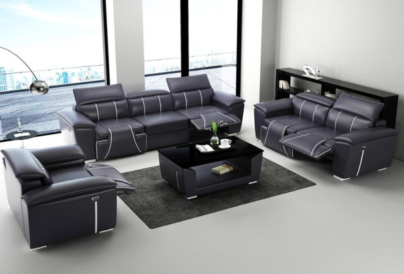 Daudzfunkcionāla dīvāna atpūtas tāfele, 3+2+2 sēdvietu dīvāns ar polster sofa.