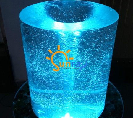 Lukturis LED stāvlampa stāvlampa dekoratīva lampa galda ūdens kolonnas