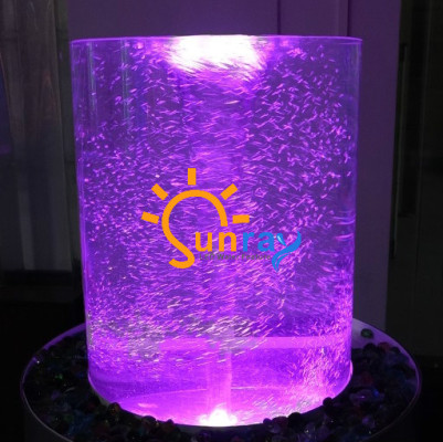 Lukturis LED stāvlampa stāvlampa dekoratīva lampa galda ūdens kolonnas