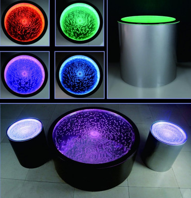 Papildu galds Led Apsvīts ūdens Siena Bārs Kases Reāls Apgaismojums Mēbeles