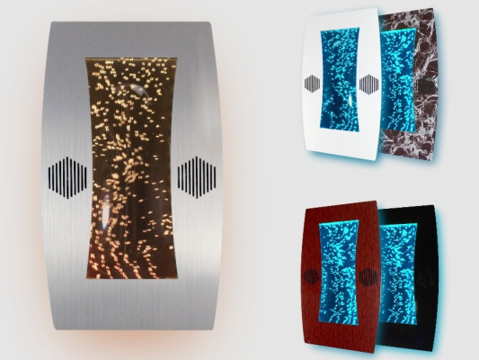 Led ūdens siena dizaina ūdens stabi, ūdenskrituma attēla rāmis 50x80