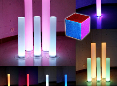 Ūdens stabiņš 12x60 ūdens siena stabiņi siena sadalījuma siena LED apgaismojums