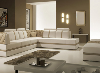 Ādas dīvāns dīvānu kolekcija stūra dīvāns stūra komplekts dizains modernais dīvāns jauns A1128