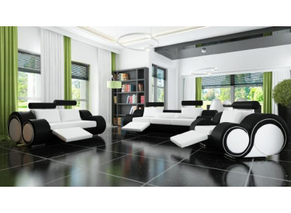 Sofa kopgarnitūra + USB polsteris 3+2+1 Sofa Garnitūra Dizainera svētku istabas Relaksējošs polsteris komplekts
