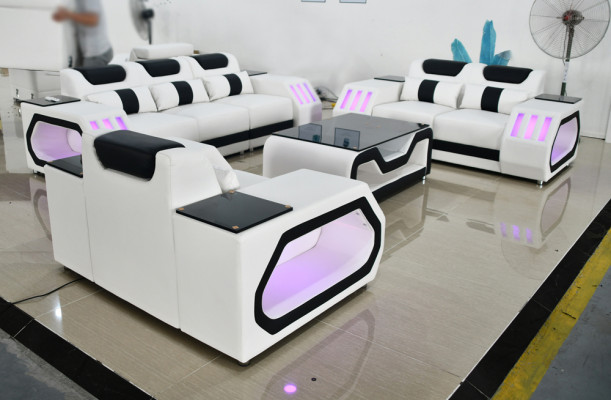 Sofas komplekts 3+2+1 vietas galdiņa komplekts Dizaina moderno 4 gab speletion Moderns