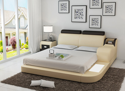 Ūdensgultas viesnīcas divguļamā gulta gultas komplektā ādas gulta polstera gulta ūdens LB8813