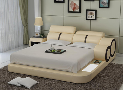 Ūdens gultas viesnīca divvietīgā gulta gultas komplekts ādas gulta polstergulta ūdens.