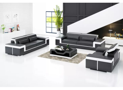 Dizainā sofgarneiturs 321 vietu komplekts Dizaina sofa Polster Couchen Couch Luxus Neu