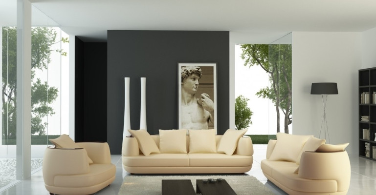 Sofas komplekts Royal Luxus dizaina dīvāns ar polsteriem 3+2+1 ādas dīvāns krēsls beigeA