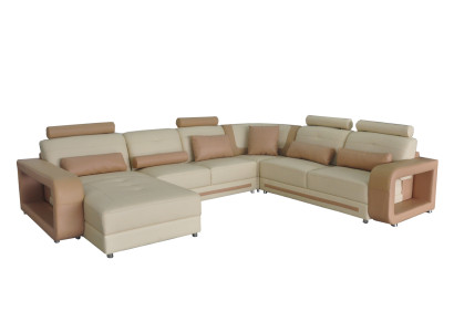 Eck Sofa + USB Polster Stūra dzīvojamā istaba ainava dizaina dīvāni audums A1135