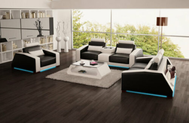 Polster Sofa Dīvāns Dīvāni Dīvāni Dīvānas Dizains Dizainu komplekts 3+2+1 Krēsls