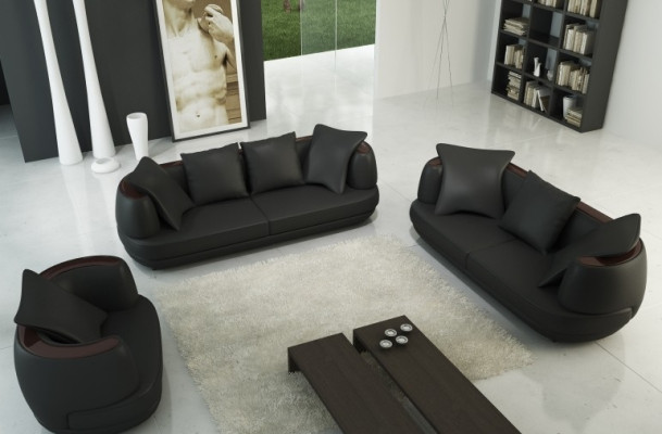 Sofas komplekts ar USB kanālu polsterētā ādas sofa 3+2+1 Klasiskais dīvāns Viltuvi.