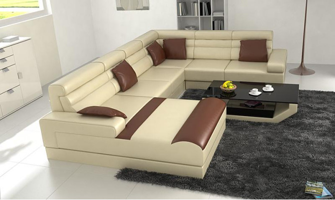 Stūra dīvāns dzīvojamo telpu XXL Big Couch Polster Garnitur Eck Couchen U Form Sofas