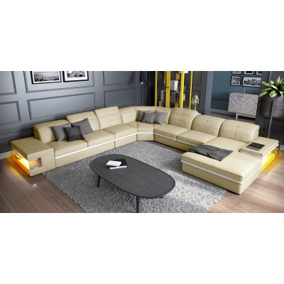 Mūsdienīga koka komoda sideboard komodes dzīvojamā istabas skapis 107cm XXL zemas plaukti
