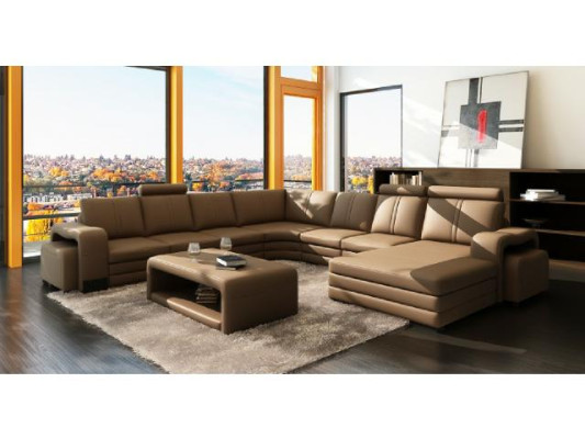 XXL ĀDAS SOFA ĀDAS DĪVĀNS ĀDAS STŪRIS DZĪVOJAMS ISTABA STŪRIS DĪVĀNS JAUNS GARNITŪRA SOFA