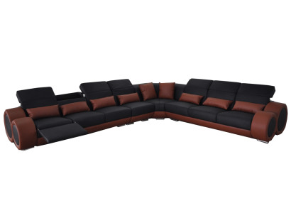Izstrādes stūra dīvāns Ar krēslu Somu Ādas sedut Garnitur Moderne Sofas Sitz Neu Couchen