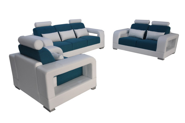Dīvāns gulta Polster Wohnlandschaft Sitz Möbel Set Garnitur 3+2+1 Sofas ar USB