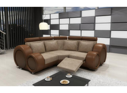 TEKSTSOFAS TEKSTILA DZĪVOJAMĀS ISTABAS SOFA BERLINX RELAKSĒJOŠA FUNKCIJA DĪVĀNS STŪRA SOFA ar USB.