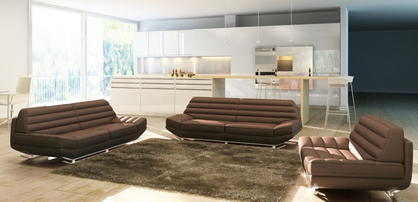 Sofa komplekts 3+2+1 Dīvāns Pildspilvenu sekcija Dīvāns komplekts Dizainera KalbachB