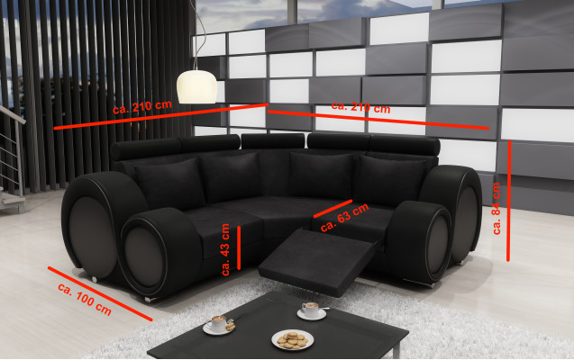 STOFFSOFA WOHNLANDSCHAFT SOFA RELAXFUNKTION COUCH ECKSOFA Massanfertigung USB -> Auduma dīvāns dzīvojamajā istabā dīvāns atpūtas funkcija dīvāns stūra izpildījumā pasūtījuma izpildījums USB