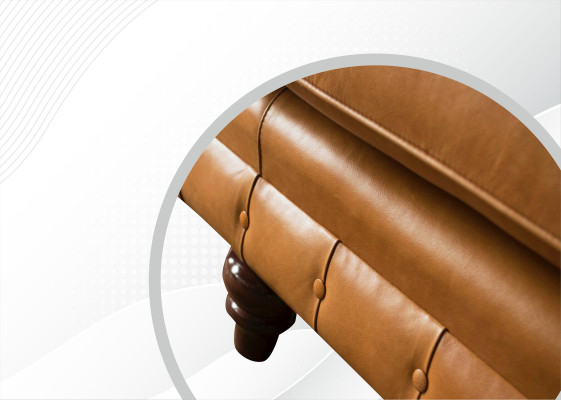 Chesterfield dīvāns Brūna xxl Lielais ādas dīvāns Viesistaba Mēbeles 4 sēdvietu Brūns