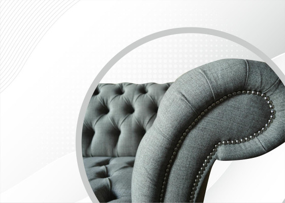 xxl Lielais Sofa Couch Chesterfield 265cm Polster Sofas 4 Sitzer Tekstile Moderns