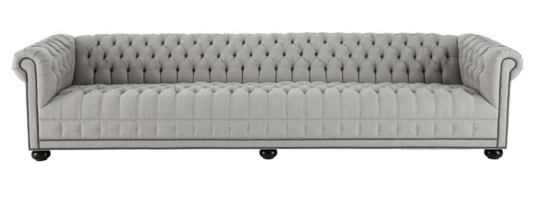 Krēms Chesterfield viesistabas četrvietīgais dīvāns dizaina dīvāni mēbeļu auduma dīvāni