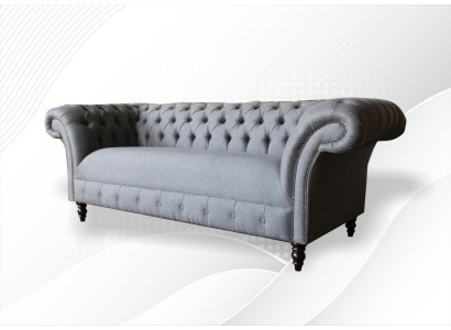 xxl liela sofa 3-vietīga dīvāna Chesterfield polster ganšitzberzēts audums текстиль