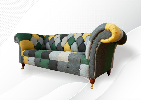 Chesterfield daudzkrāsains dzīvojamo istabu modernais dizains ar jauniem radošiem dīvāniem un sofām.