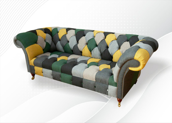 Chesterfield daudzkrāsains dzīvojamo istabu modernais dizains ar jauniem radošiem dīvāniem un sofām.