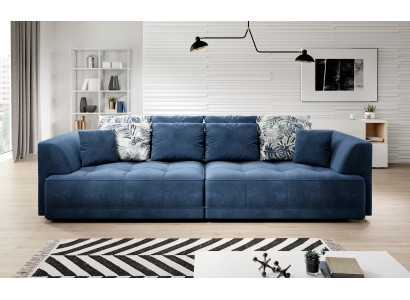 Lielā XXL dīvāns Tekstilas dīvāns Polster Design Dīvāns 4 sēdvietu dīvāns Mēbeles Lielais Lümmel