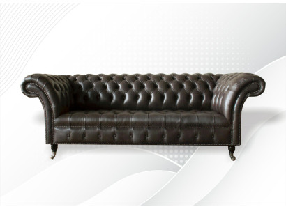 Chesterfield 3 vietu mūsdienīga dizaina ādas dīvāns xxl sēdvietu mēbeles dīvāni