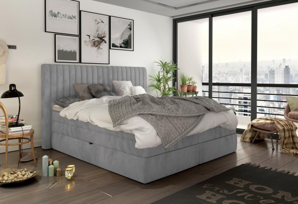 Boxspring viesu nami Gultas Guļamistabas Luxus gulta Polster dizains Luxus xl mēbeles