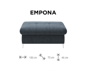Otomānas mēbeļu soli Otomānas kāju atzveltnis Sols Sofa Pufa polster atbalsts solis