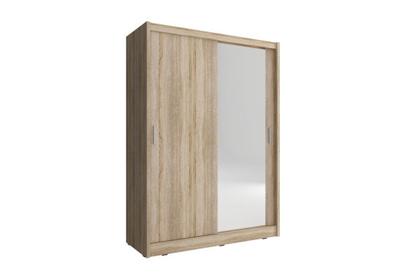 Daudzfunkcionāla skapis 150 cm uzglabāšanas plaukti skapis skapis garderobe