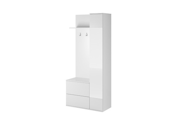 Garderobe Garderobenset Garderoben Skapītis Spogulis Paneļa Koridors