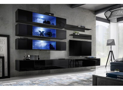 Dzīvojamā siena Rtv dzīvojamā istabas mēbeles Galds Wall Shelf tv Wall Cabinet New