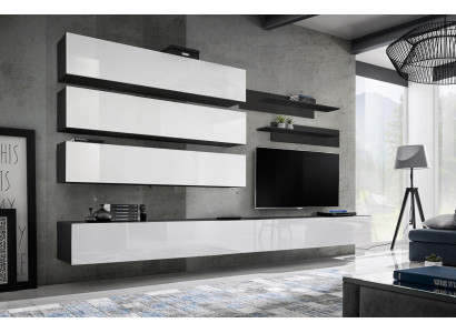 Dzīvojamā istaba mēbeles Luxury Living Wall Designer Suite TV Stand Wall Cabinet