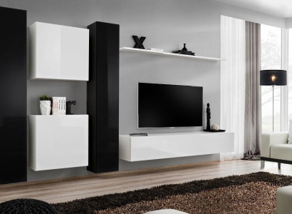 Baltā sienas ietvari dizainera dzīvojamai istabai TV stends Sideboard